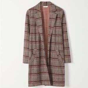 REITMANS plaid‎ midi Blazer/coat size medium